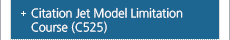 Citation Jet Model Limitation Course (C525)